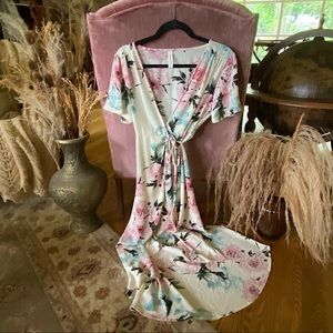 Floral Wrap Dress
